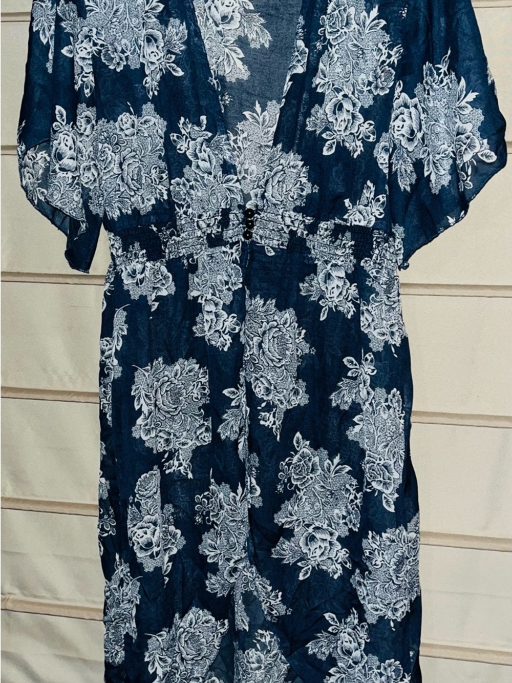 Navy Blue Floral cover